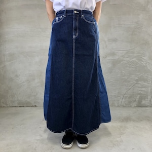 PANEL SKIRT / INDIGO×BLUE