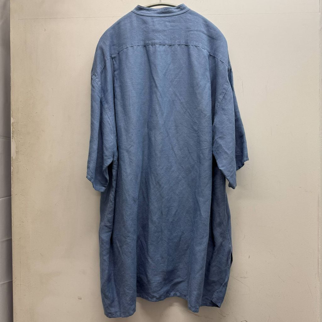 yleve イレ-ヴ Linen Viscose Over Dye Shirt 半袖シャツ 170-3150038
