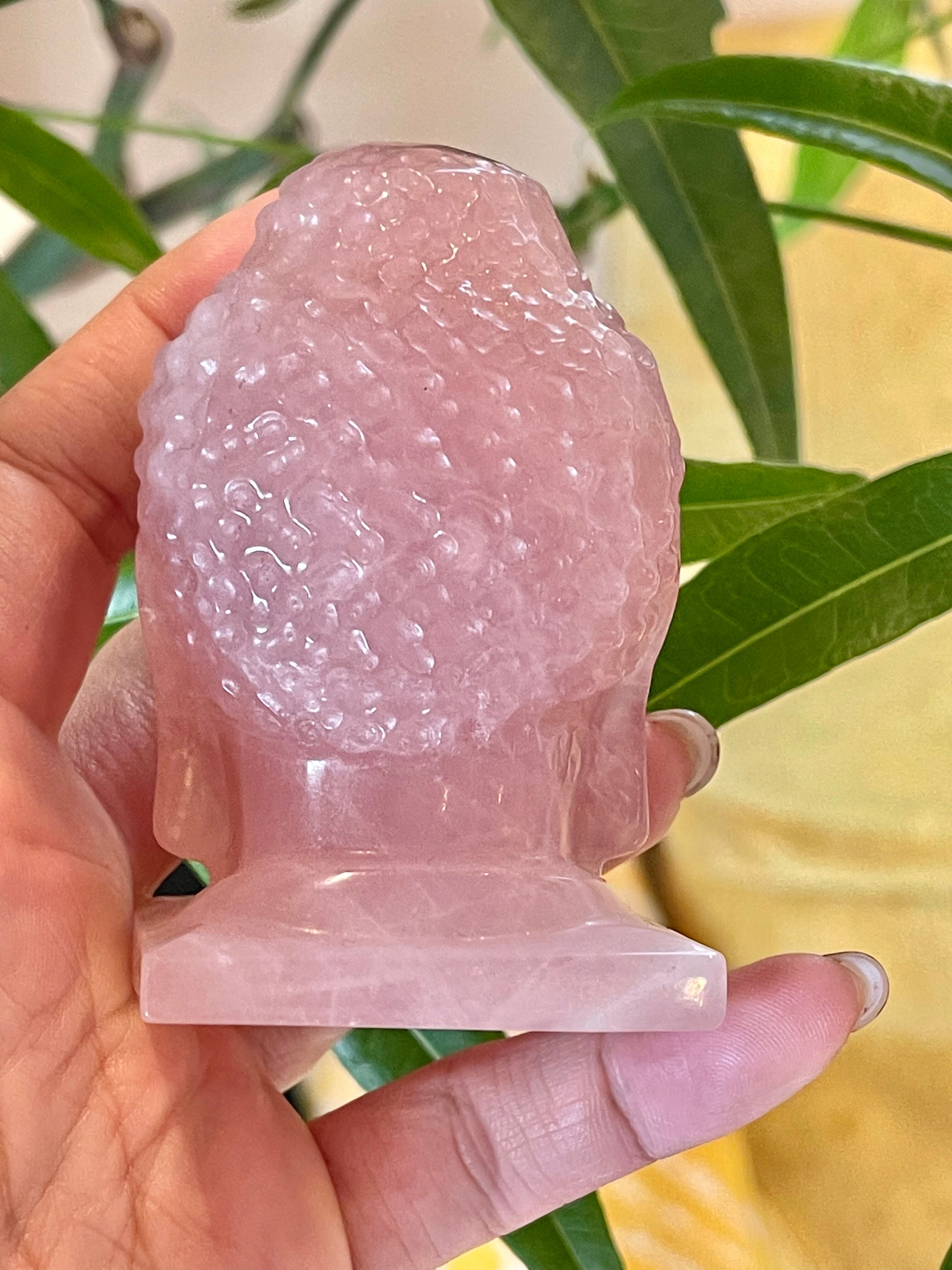 Rose quartz Buddha No.01 ローズクォーツブッダ