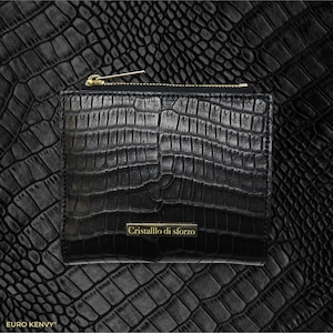 Crocodile Porosus Compact Wallet/K18【最高級ポロサス】