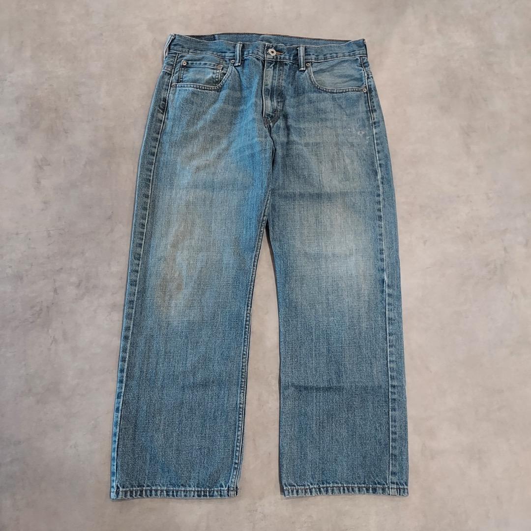 リーバイス569 Levis W34 ワイドバギー 青 古着 ボトム 21708