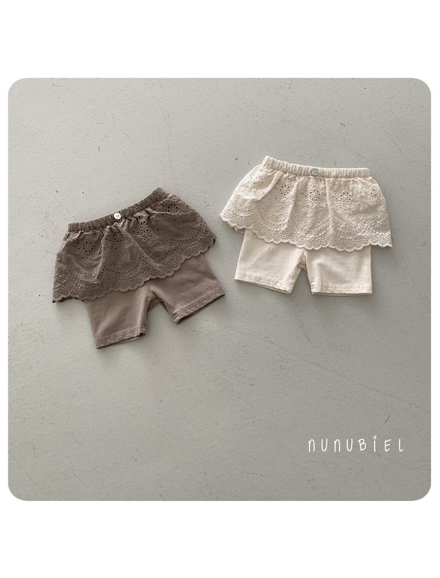 〘予約〙nunubiel / lace skirt leggings