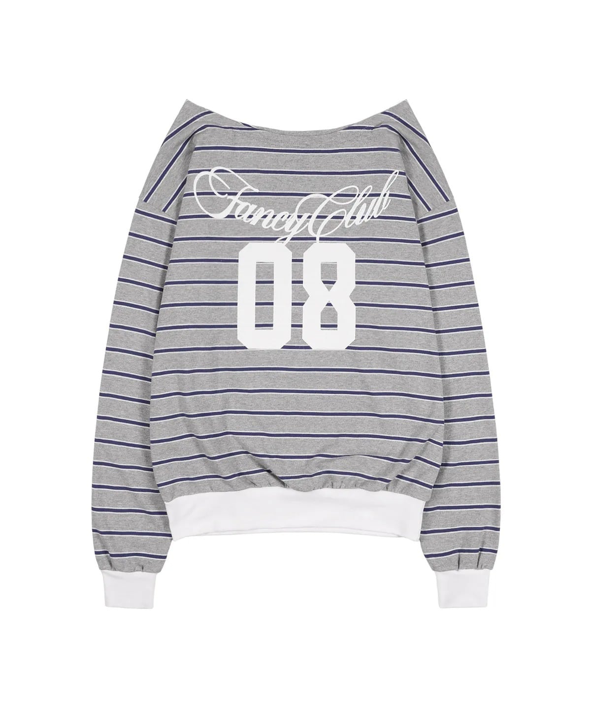 ☆LE SSERAFIM チェウォン 着用！！【FANCY CLUB】Stripe One Shoulder