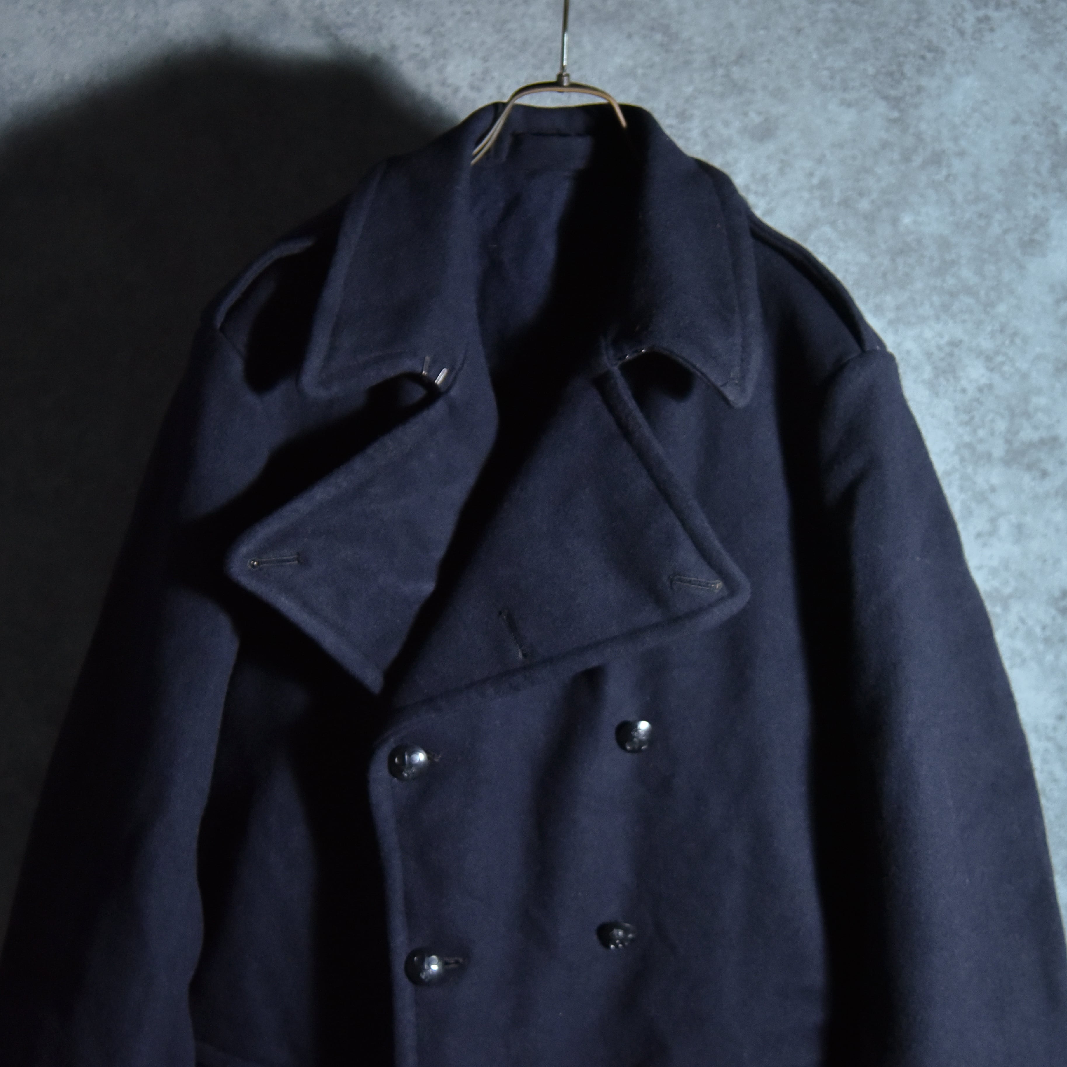 50s British Civil Defense Great Coat C.D.19 Broad Arrow シビル