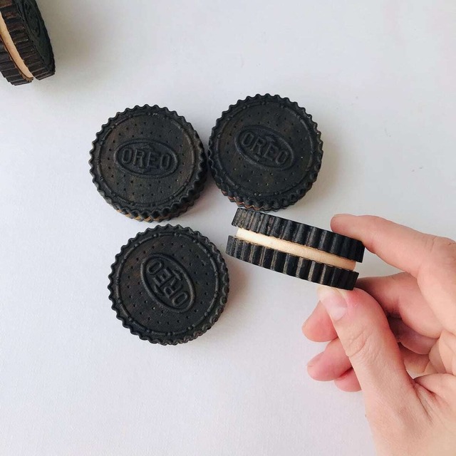 【即納】WOODEN Cream Sand Cookie