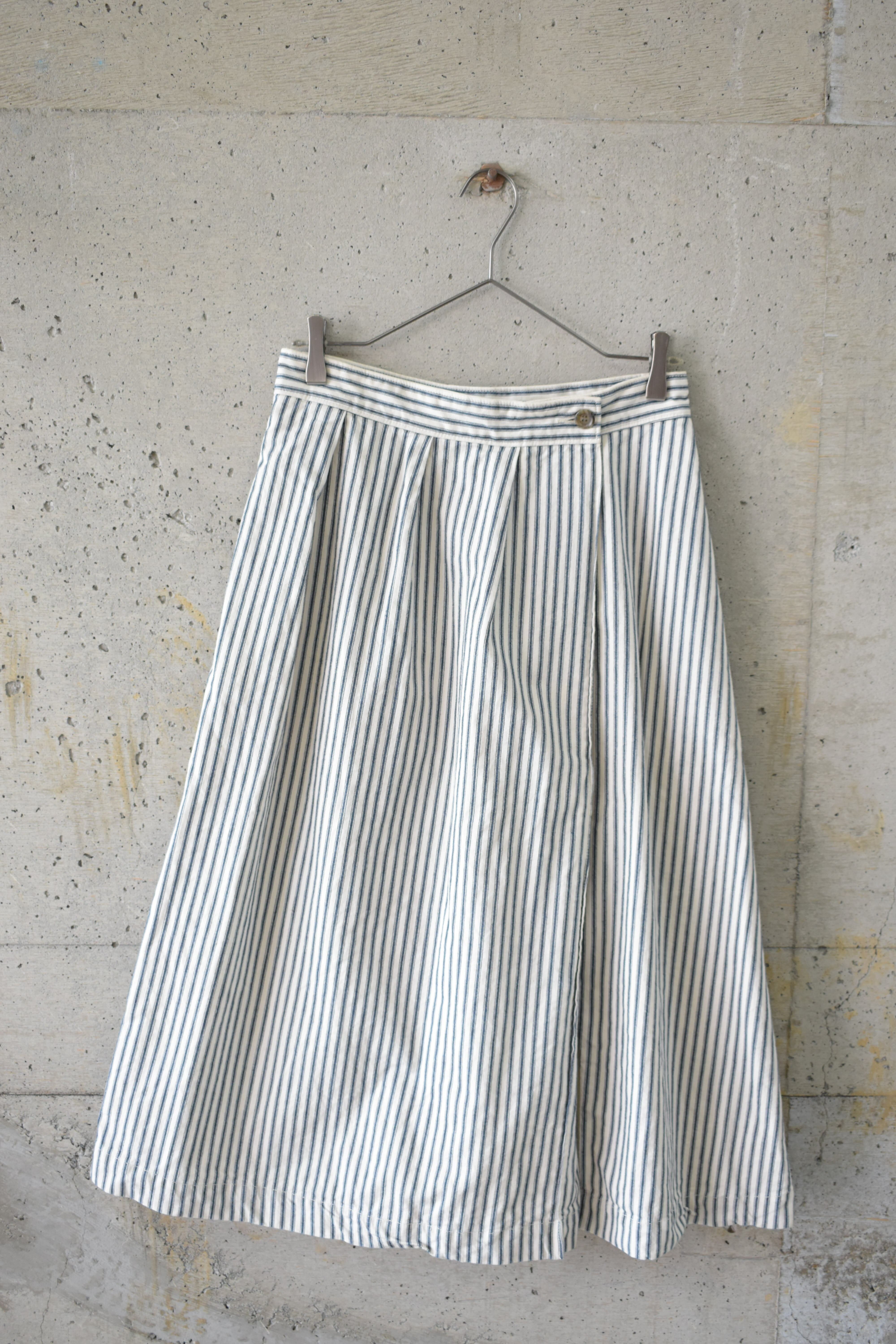 Cotton Stripe Skirt
