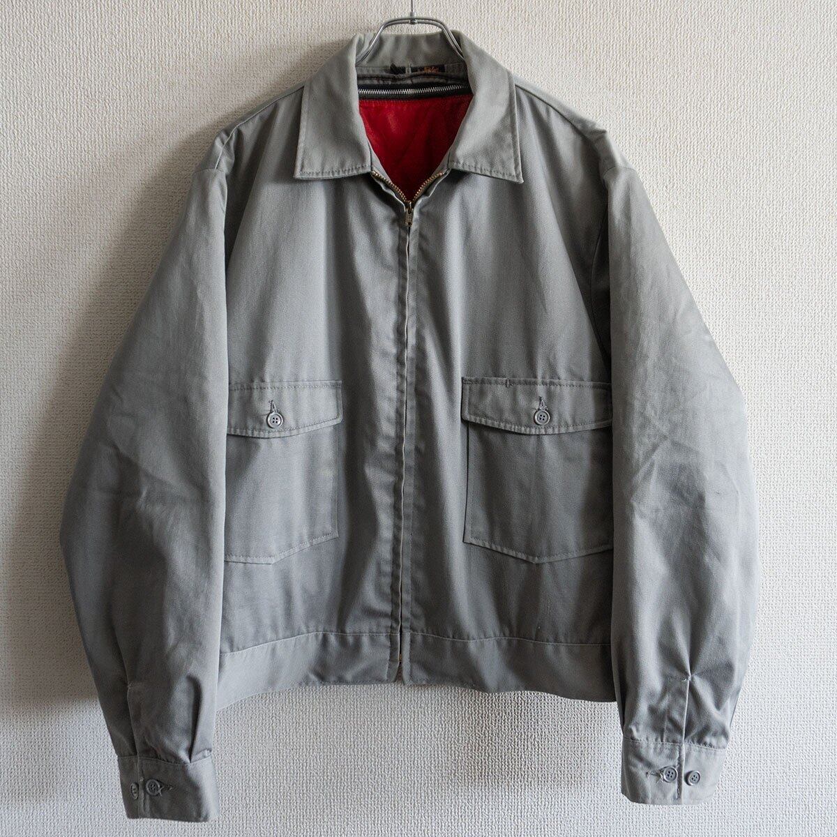 60年代 Sears シアーズ ワークジャケット メンズXL相当 古着 グレー