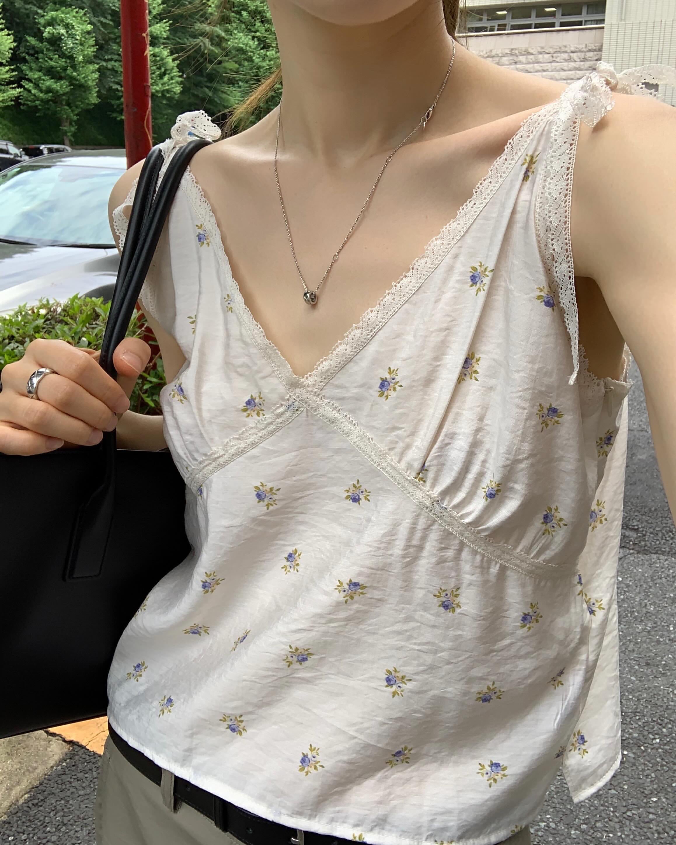 (予約) ounce / Forming Lace Blouse