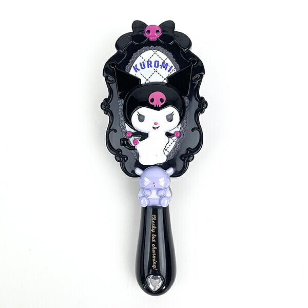 サンリオ クロミ ヘアブラシ くし 日用品 ブラック | キャラクター
