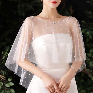 ウェディングショール 5type フリーサイズ 結婚式 ショール レース 薄手 肩がけ ブライダル 花嫁 25zm446