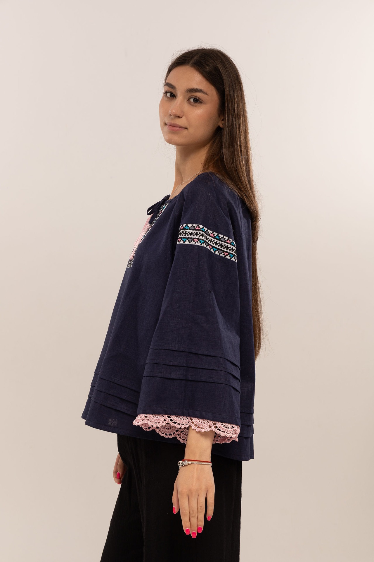 ウクライナ刺繍ヴィシヴァンカ　手刺繍　レディース・フリーサイズ - 7