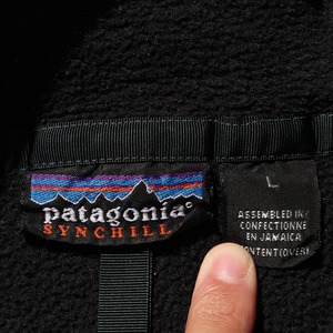 美品 L 97年 Black Synchilla Snap-T Patagonia シンチラ スナップT パタゴニア