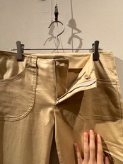 JOSEPH essentials ストレッチ ワークパンツ ベージュ M フランス製