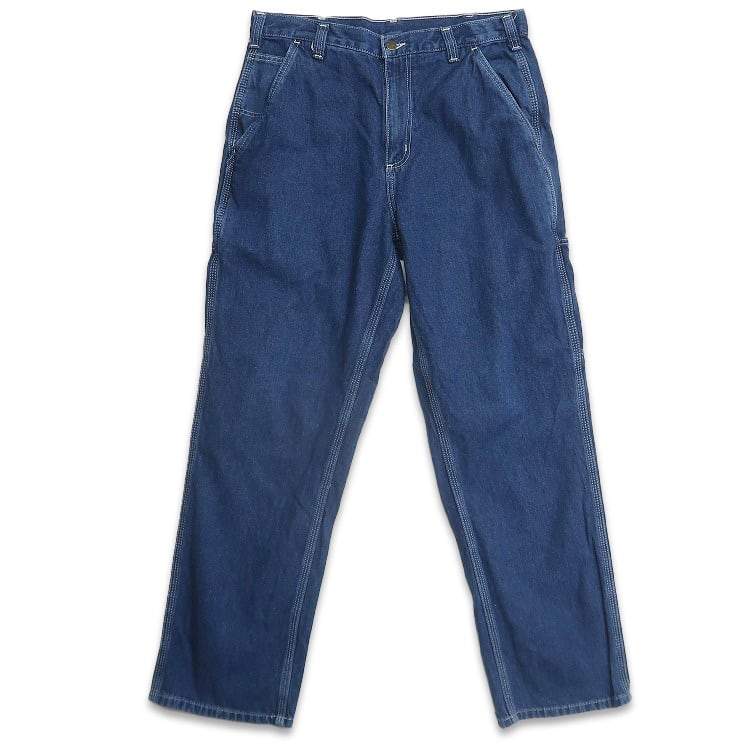 古着 カーハート CARHARTT ワーク デニム ペインターパンツ 表記