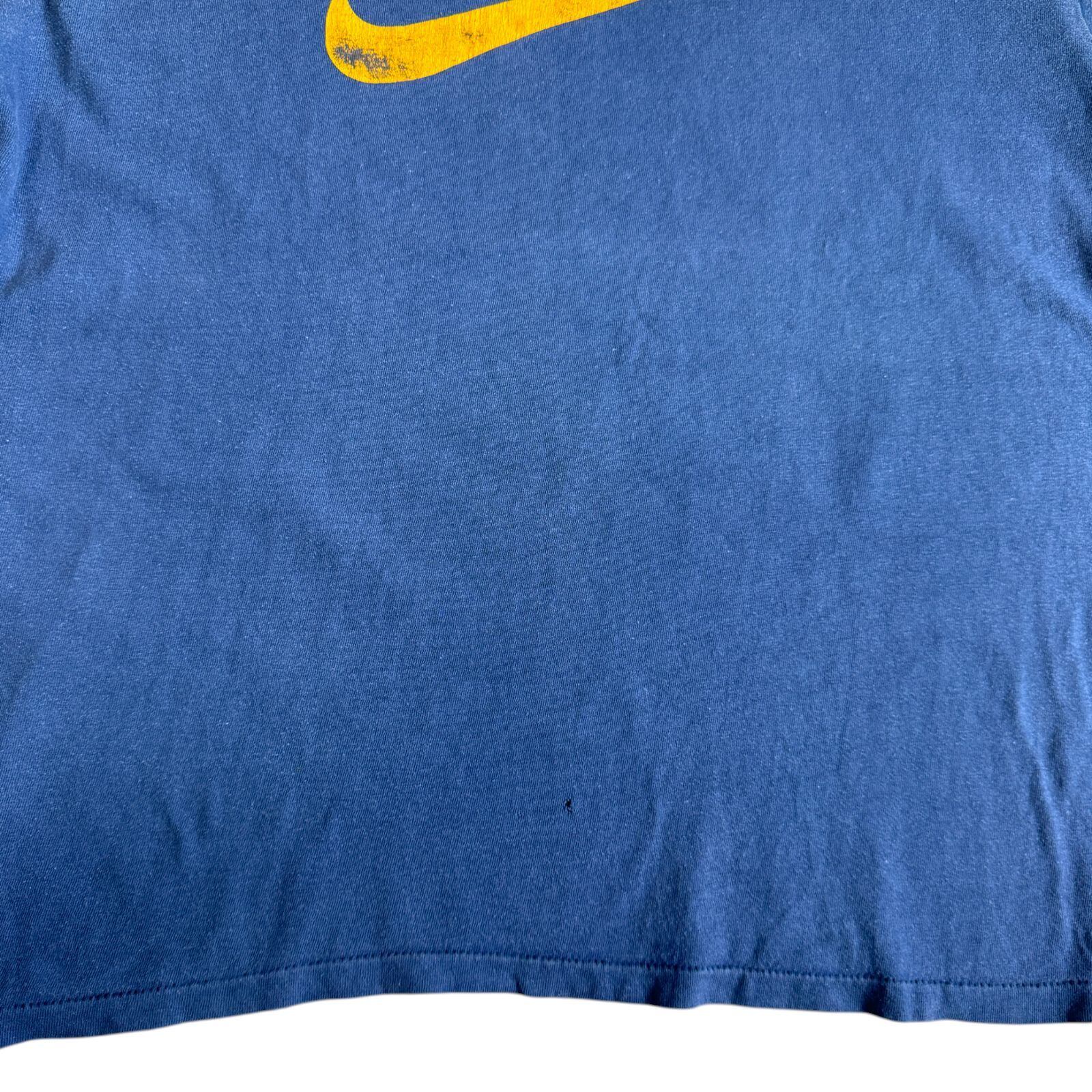70s Old Nike ゴールデン スウッシュ 筆記体 ロゴ Tシャツ Lサイズ