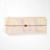 suminagashi リバーシブル半巾帯 〈flower shower〉