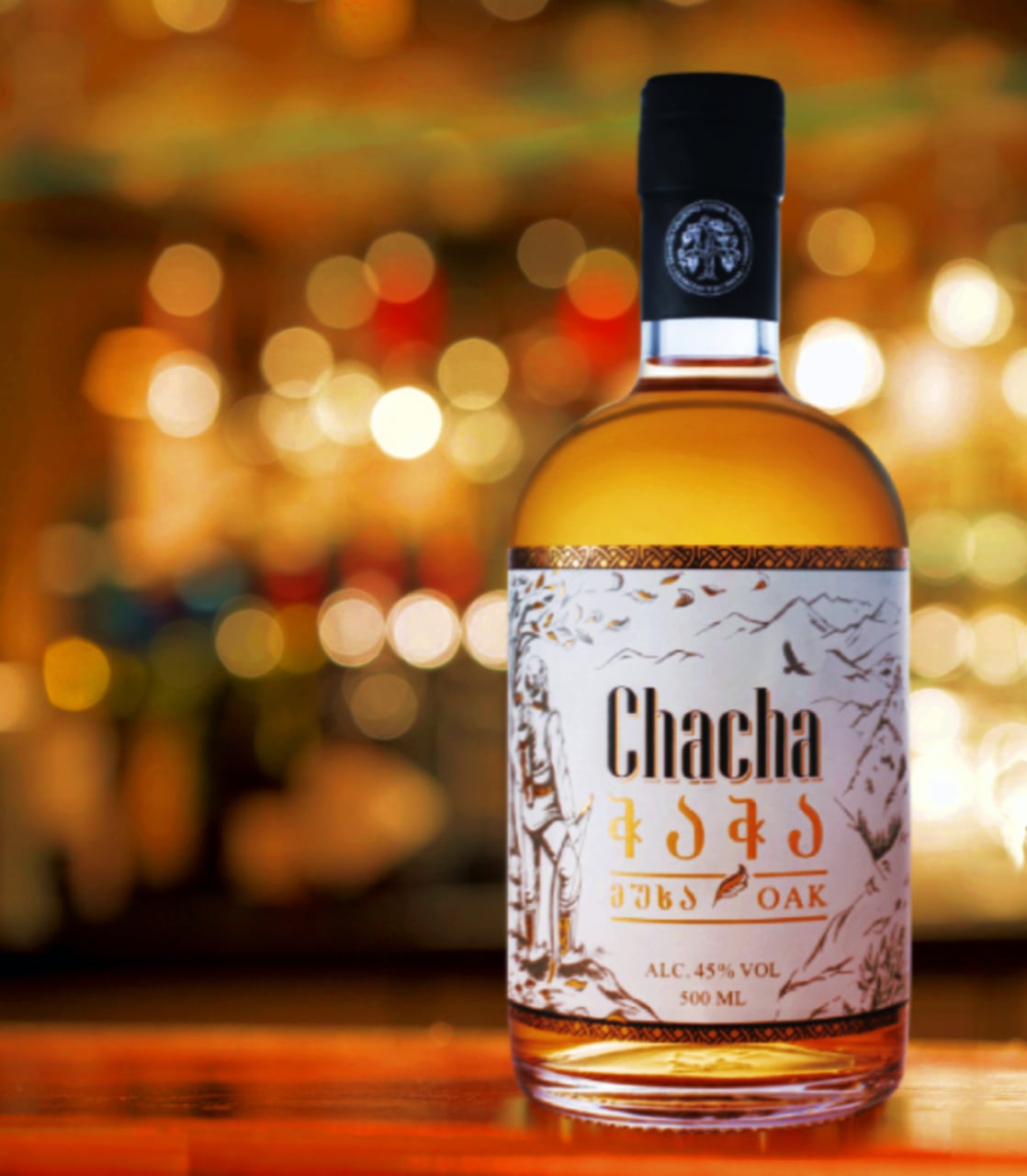 CHACHA OAK グレープウォッカ 500ml | Green8 Winery（グリーンエイト