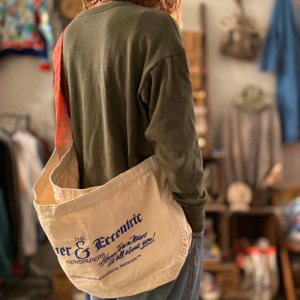 Vintage Newspaper bag | 古着屋 BOZO powered by BASE