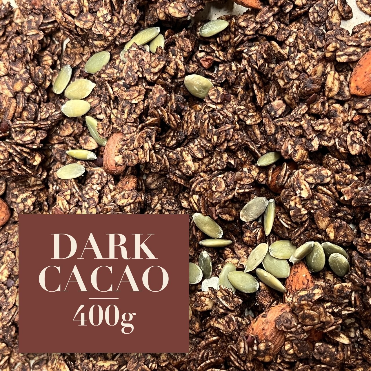02 DARK CACAO｜ダークカカオ グラノーラ 400g 大容量パック