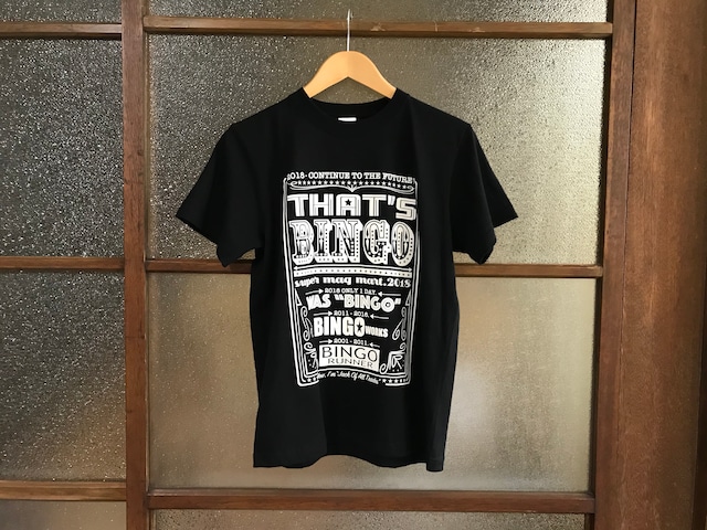 THAT'S BINGO TEE (BLACK/WHITE)