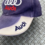 AUDI Navy × White Logo Cap