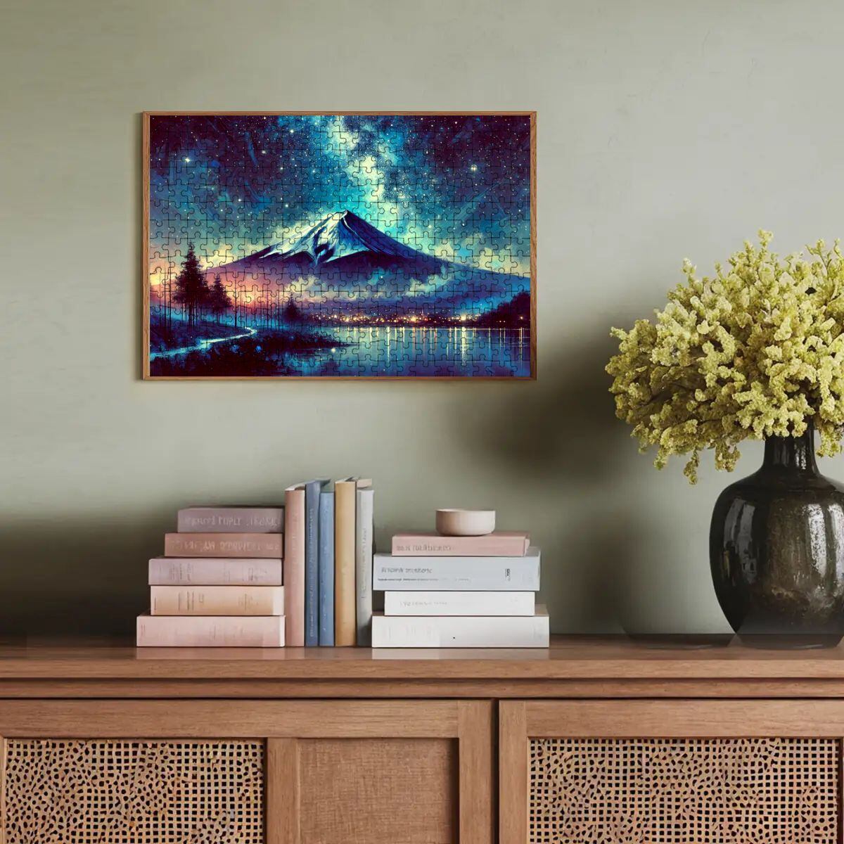 Shipping Worldwide】Mystic Mt Fuji 幻想的な夜の富士山 | Puzzle