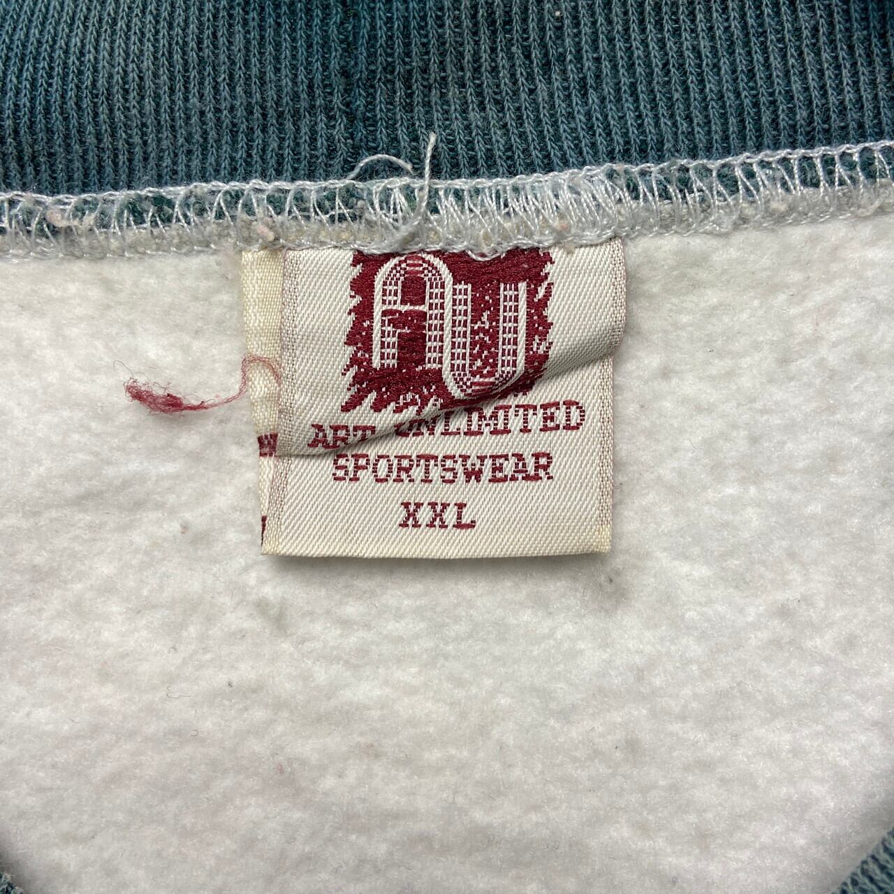 90年代 USA製 ART UNLIMITED SPORTSWEAR プリントスウェットシャツ