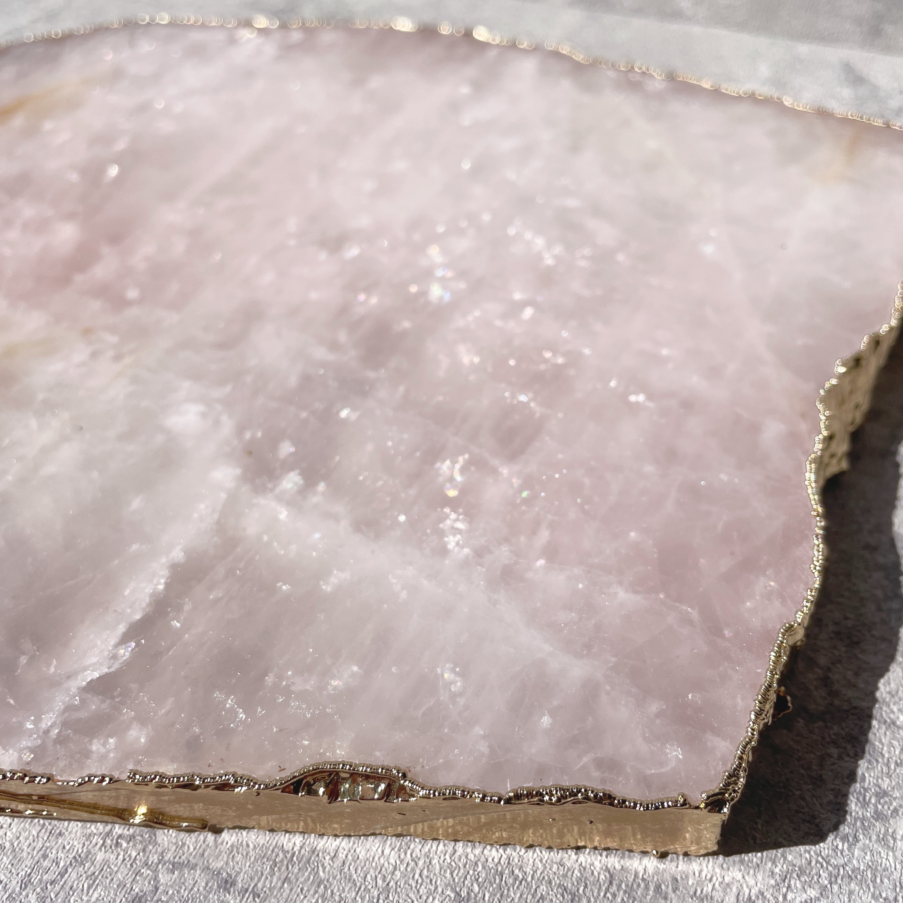 ローズクォーツプレート16◇Rose Quartz Plate◇天然石