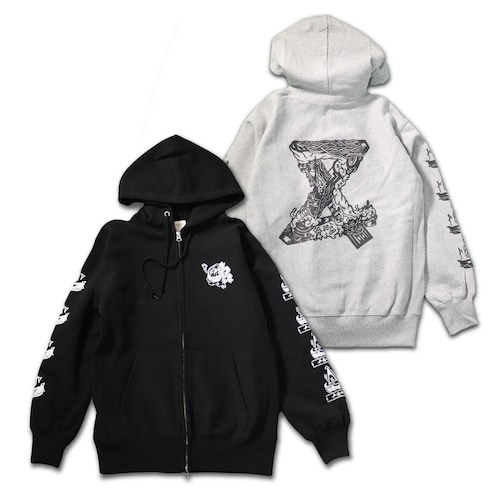 ghost Zip Hoodie