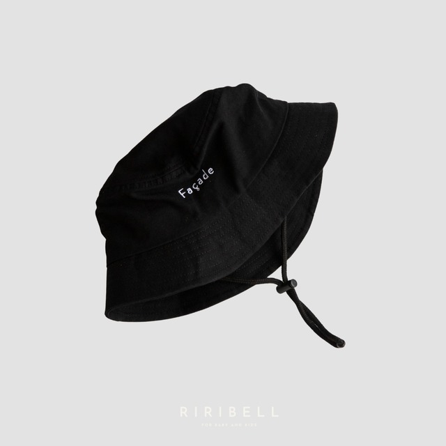 【façade】Camping hat / Black