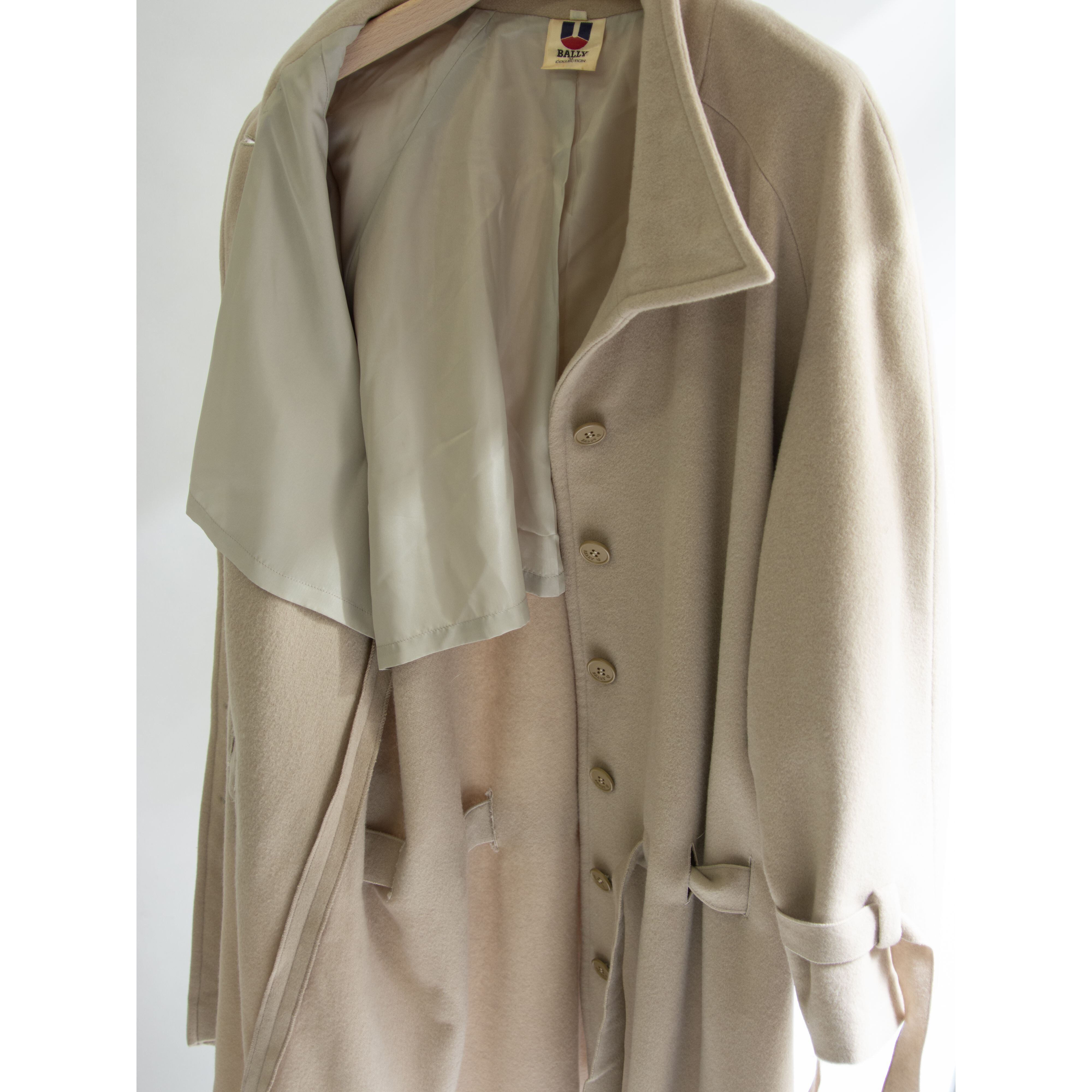 BALLY】Wool-nylon belted coat（バリー ウールナイロン
