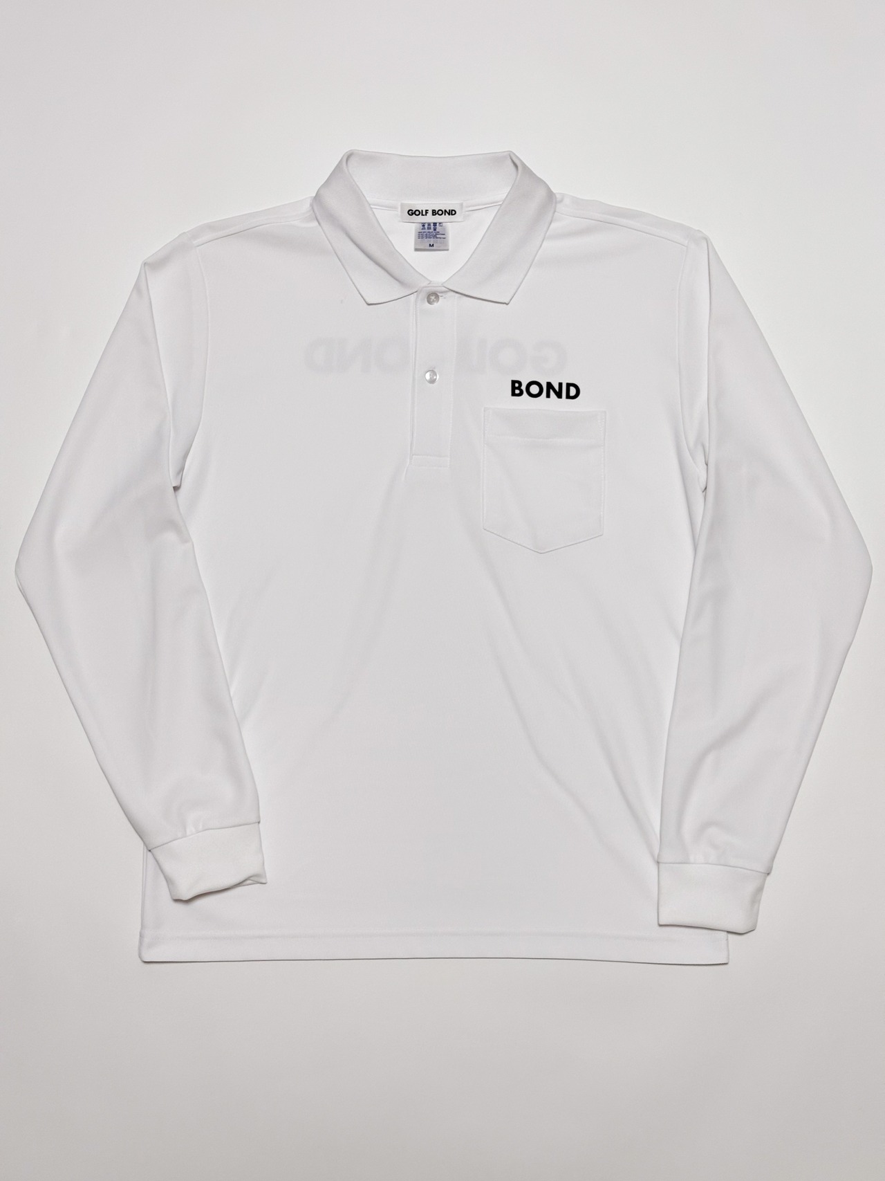 BOND L/S POLO SH WHITE