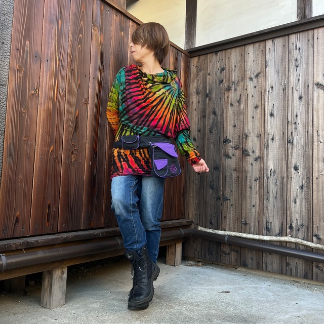 スパンテックアシメトリートップス