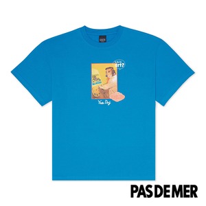 【PAS DE MER/パドゥメ】VAN DOG TEE Tシャツ / ROYAL BLUE  / SS24-12142