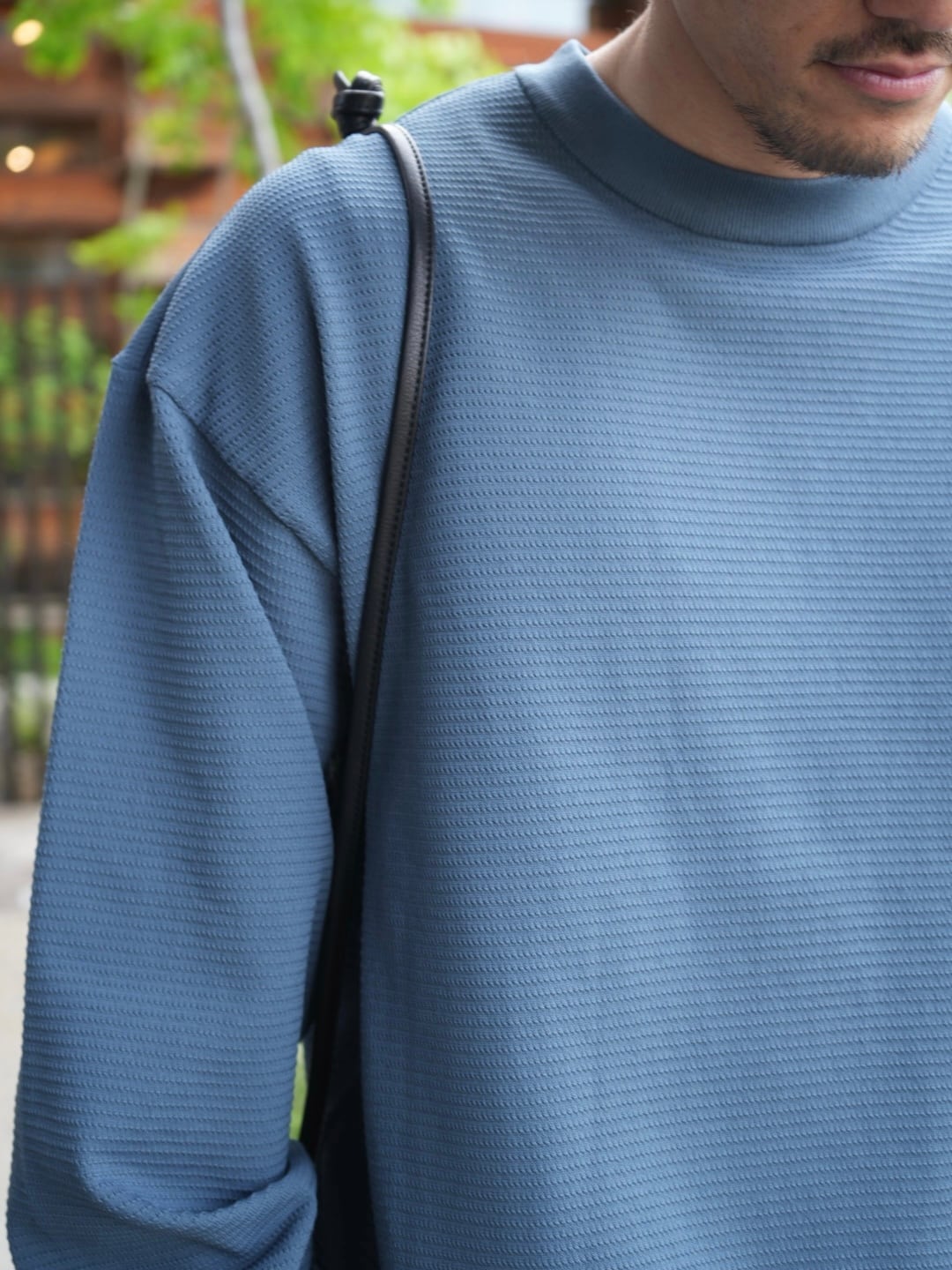 THE NORTH FACE ザ ノースフェイス【L/S Ripple Knit Crew】 | LARGE