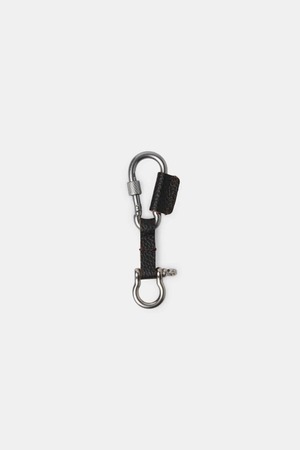[COOR] Cow Leather Carabiner Keyring (Black) 正規品 韓国ブランド 韓国通販 韓国代行 韓国ファッション クール クーア クアー COOR 日本 店舗