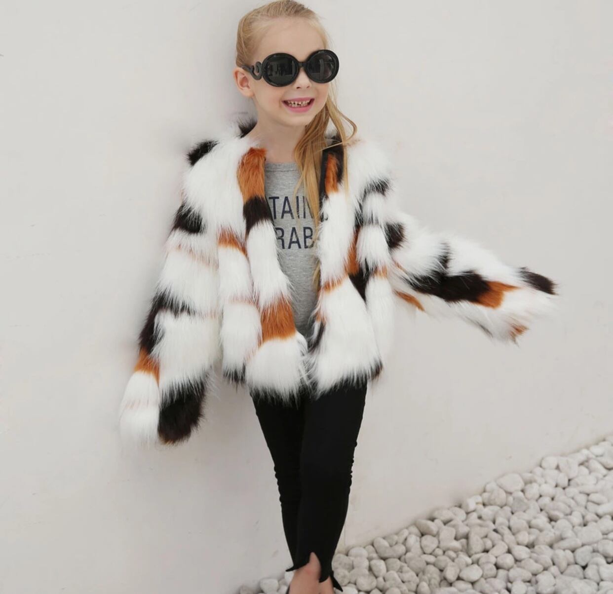 キッズ　コート　ファー付 楽天市場】毛皮コート キッズ ファーコート 子供服 子供ファーコート