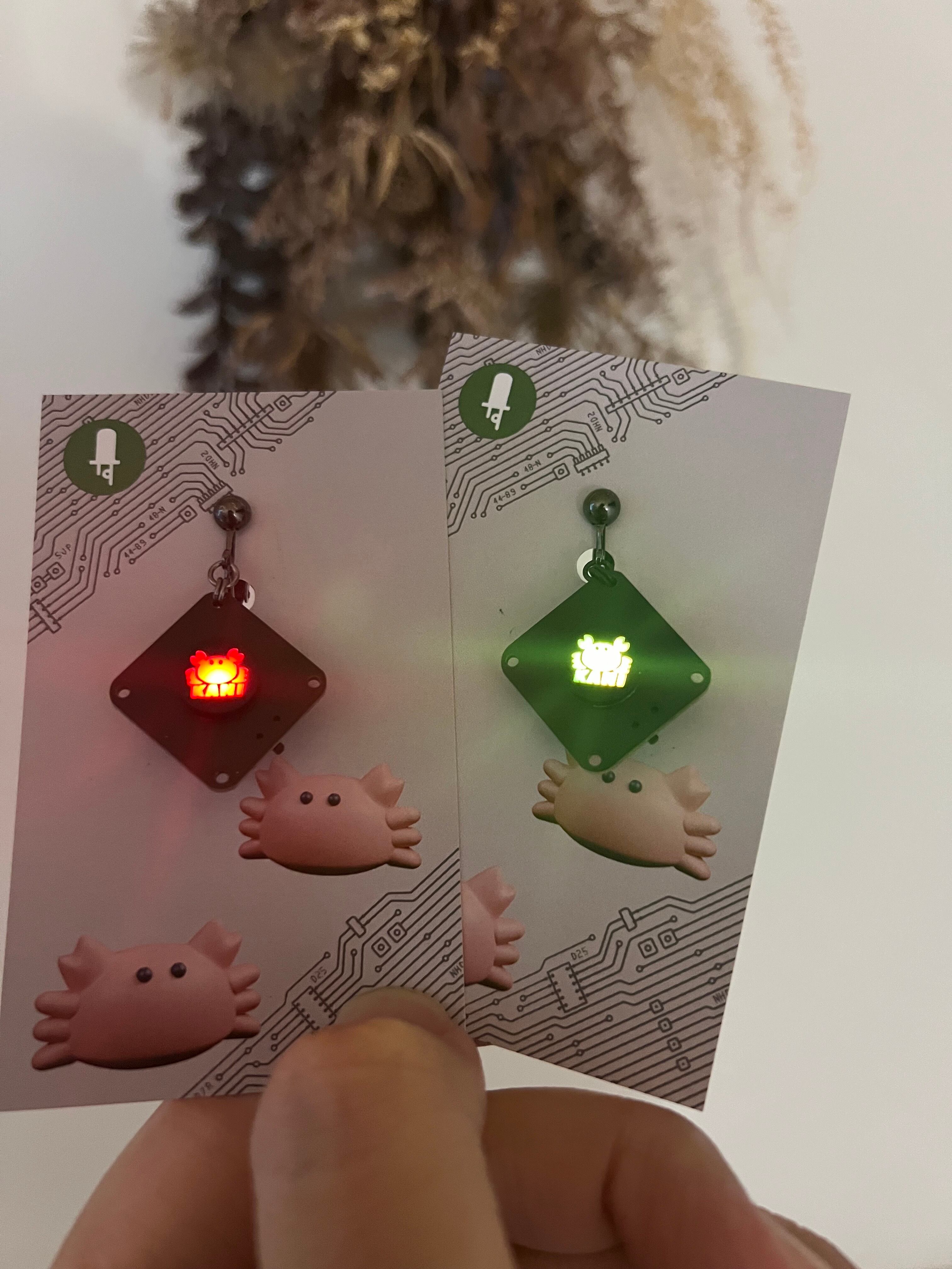 カニ】選べるゲーミングカニアクセサリー（オーロラカニステッカーつき