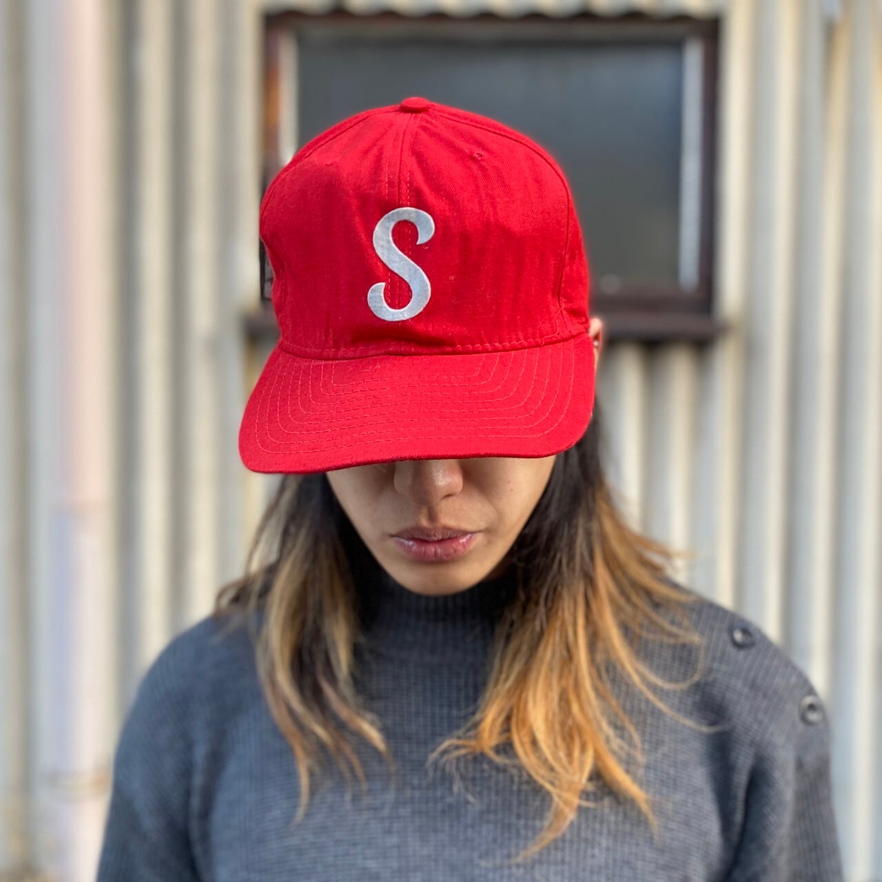 60s- ヴィンテージ　New era スタンフォード　カーディナル　レッド