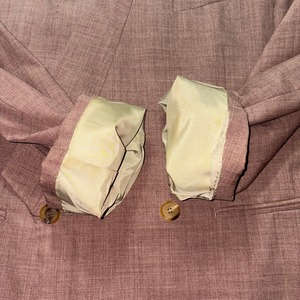 archive 1980’s ISSEY MIYAKE short length no collar jacket set-up suits