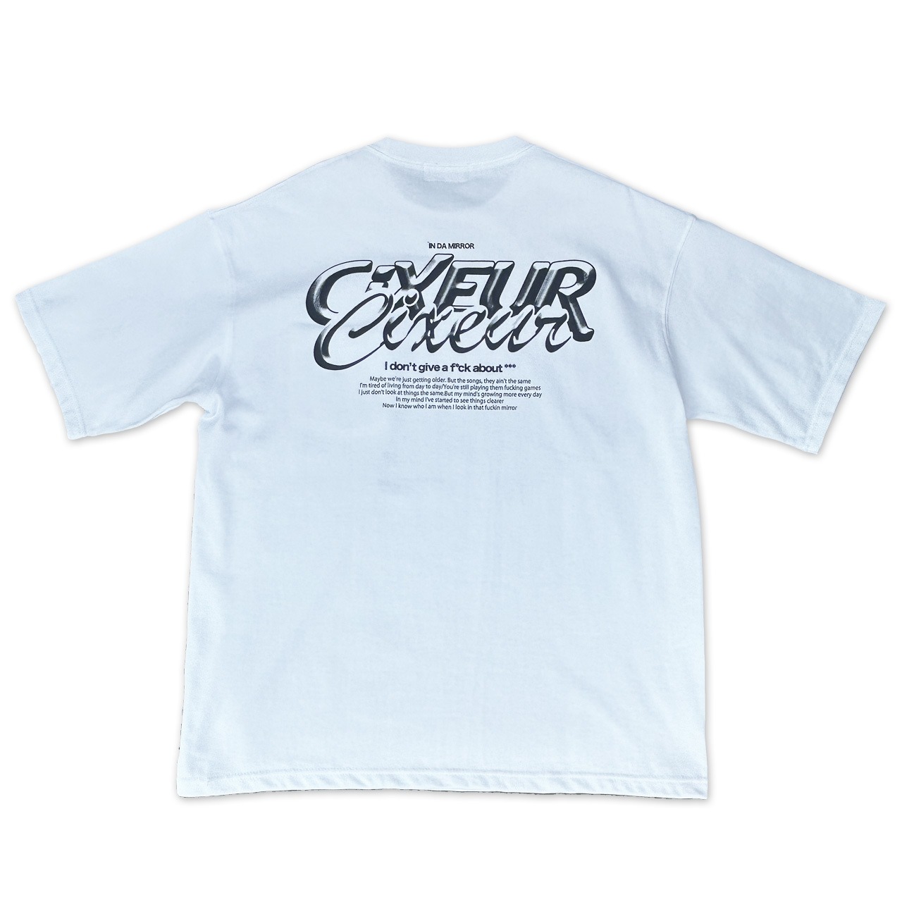 "2025 LETTER" Pocket T-shirts white