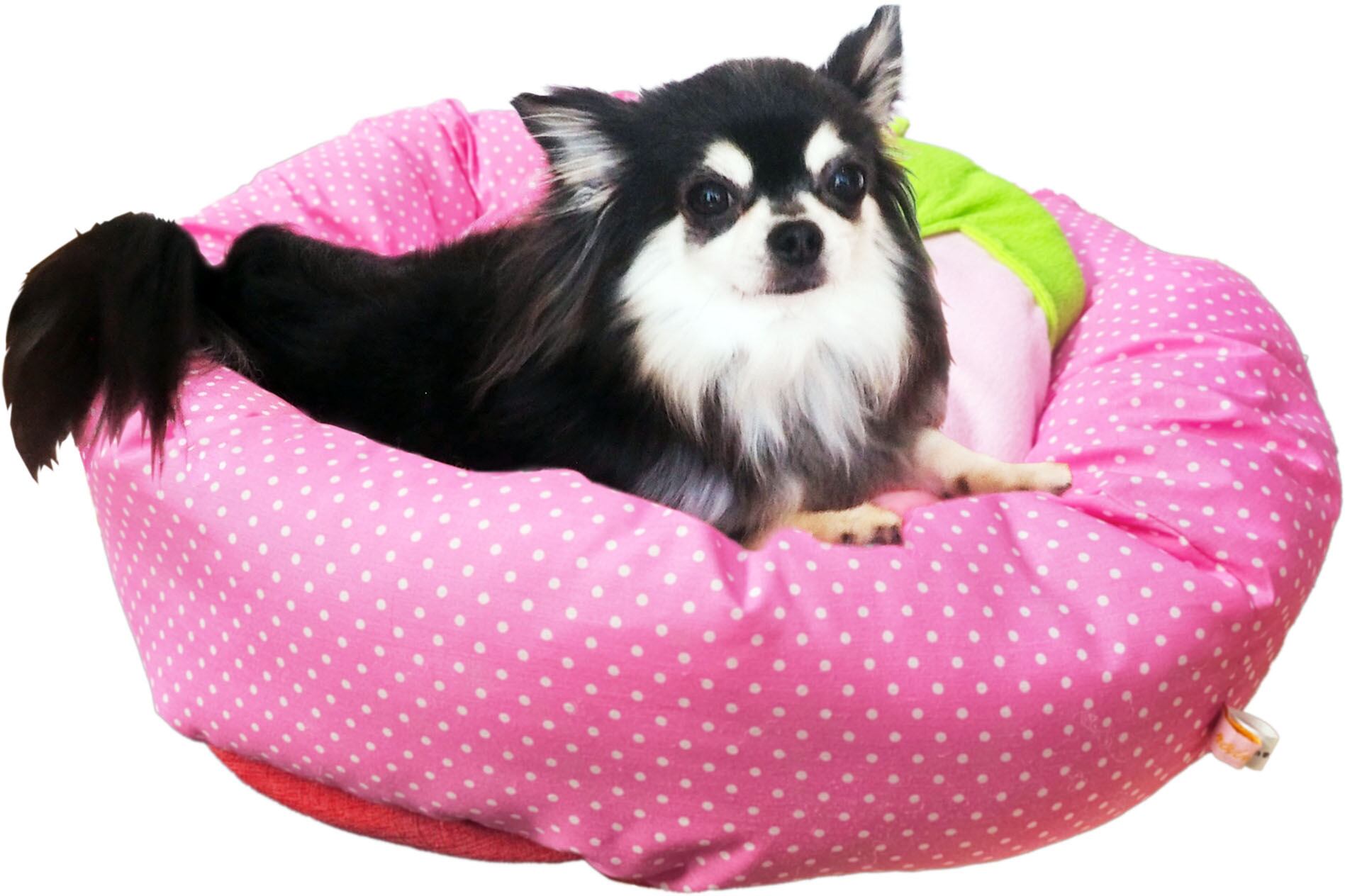 【ドッグベッド】まんまるフルーツベッド　いちご/レモン