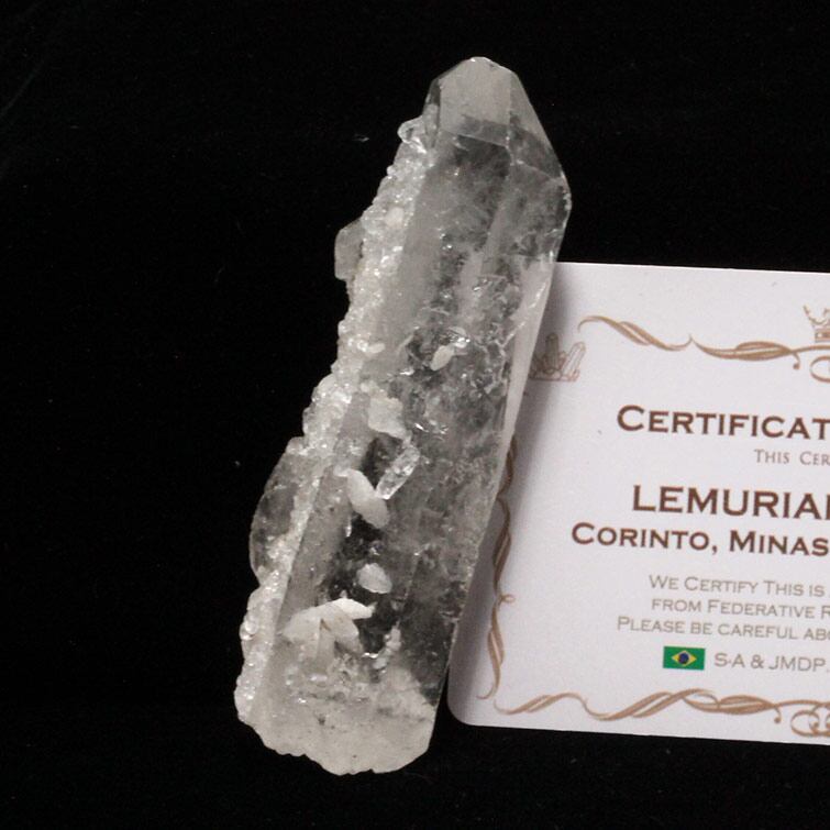 レムリアンシード 水晶 原石 セルフヒールド ブラジル ミナスジェライス州 コリント産 証明書付属 一点物 271-615