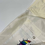 リバーシブル YUJIRO JAPAN ユウジロウ ナイロンジャケット ジャンパー L/アイボリー メンズ 石原裕次郎