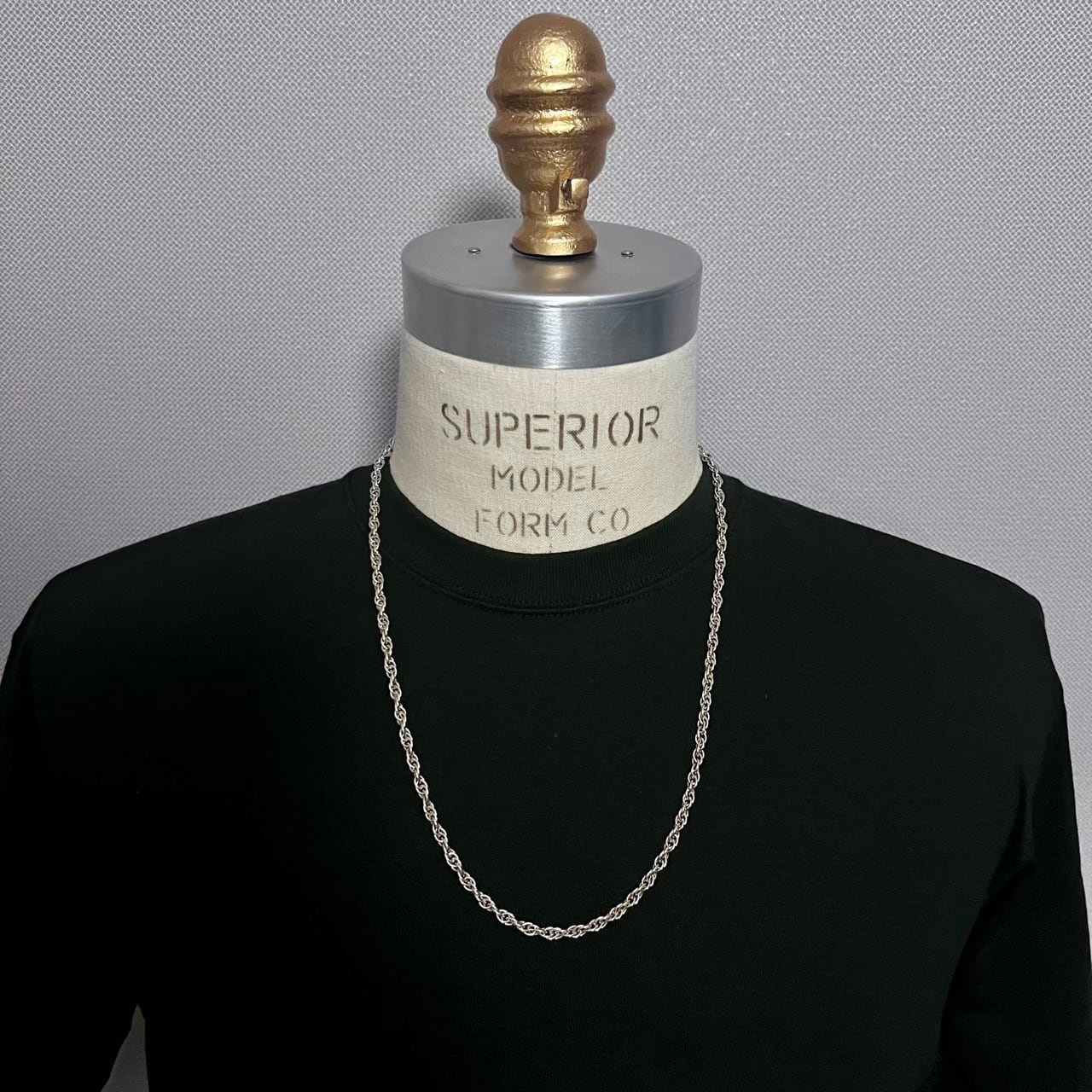 VINTAGE TIFFANY & CO. Twist Rope Chain Necklace Sterling Silver
