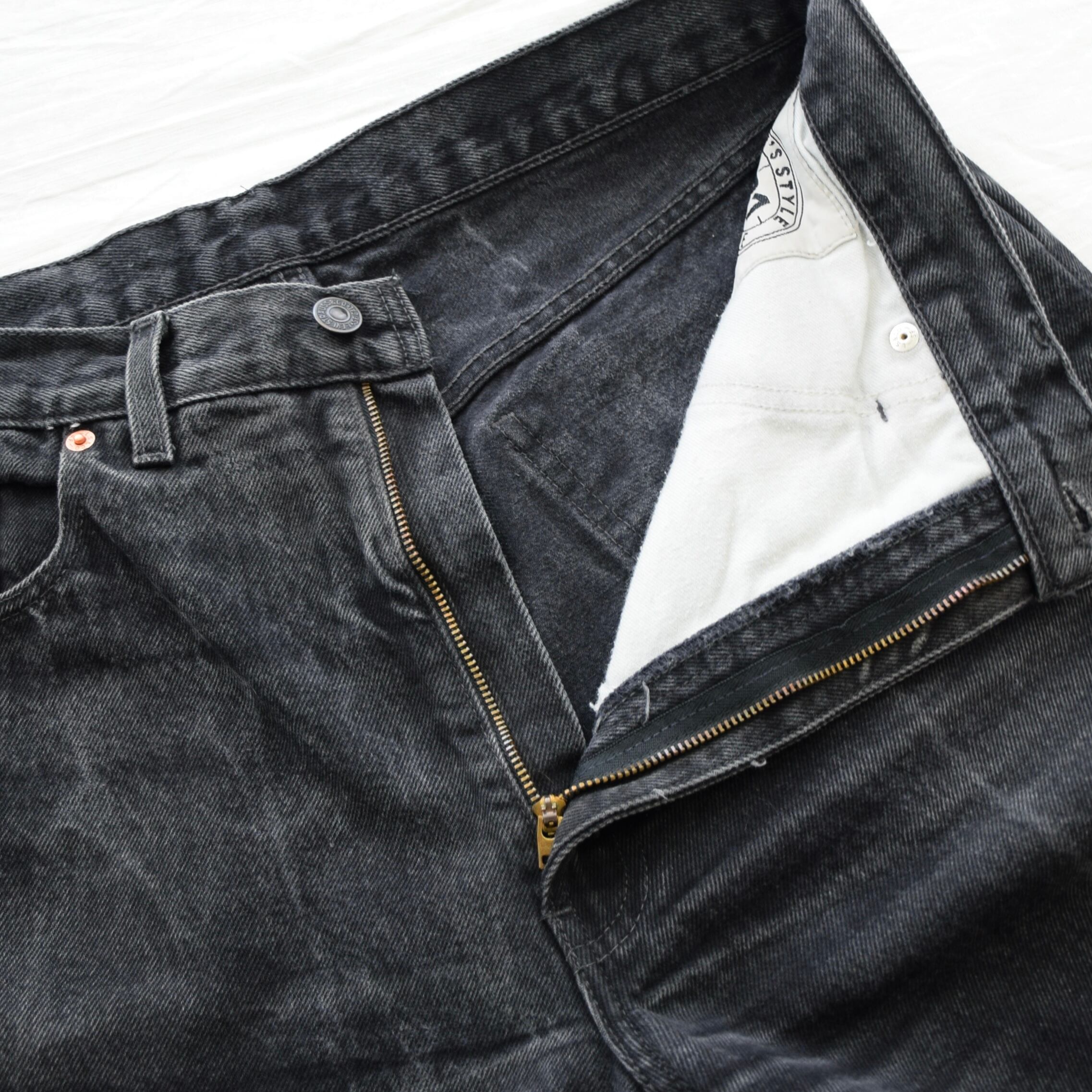 90's EURO Levi's631 ブラックデニムパンツ メンズ W33 L27 ブラック