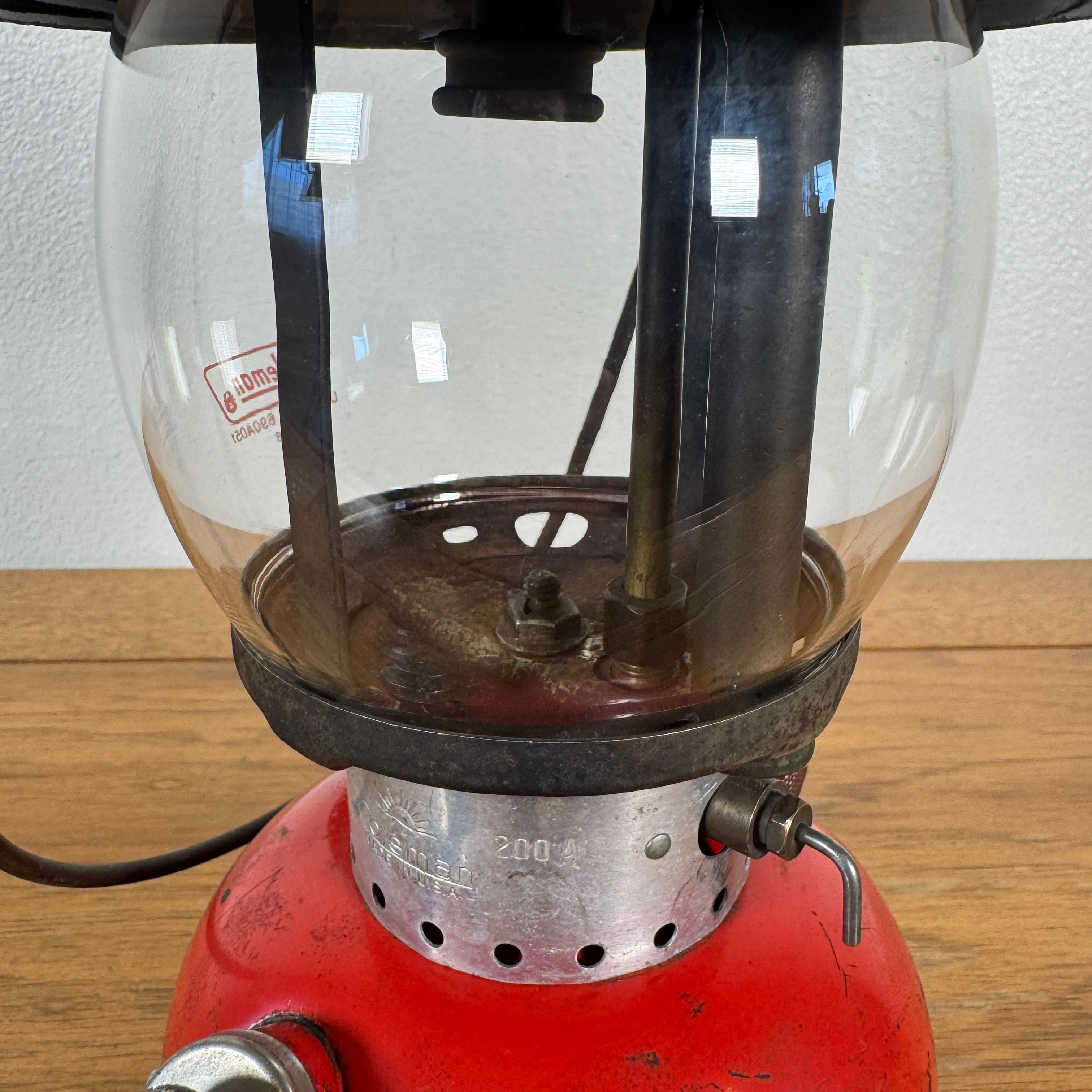 1961/2製造　コールマン200A イエローボーダー 1695 【1961年2月製造】200A ランタン イエローボーダー コールマン