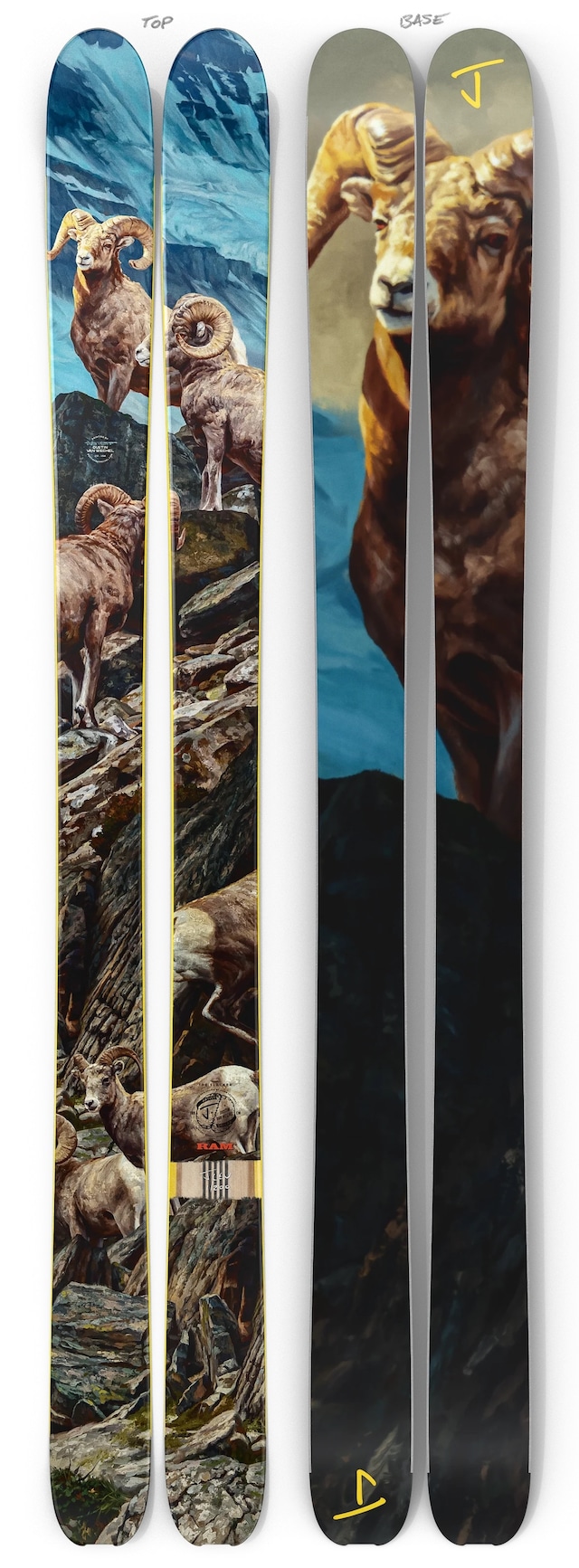 【予約特典つき】J skis スラッカー「ラム」Dustin Van Wechel x Jコラボ限定版スキー