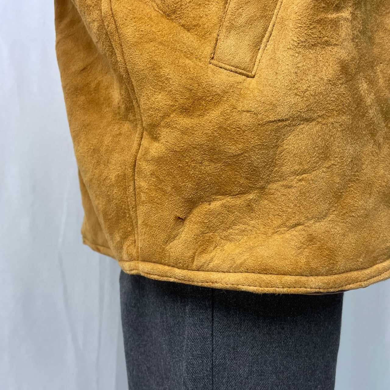 90年代 USA製 Marlboro マルボロ ムートンコート メンズXL相当 古着 