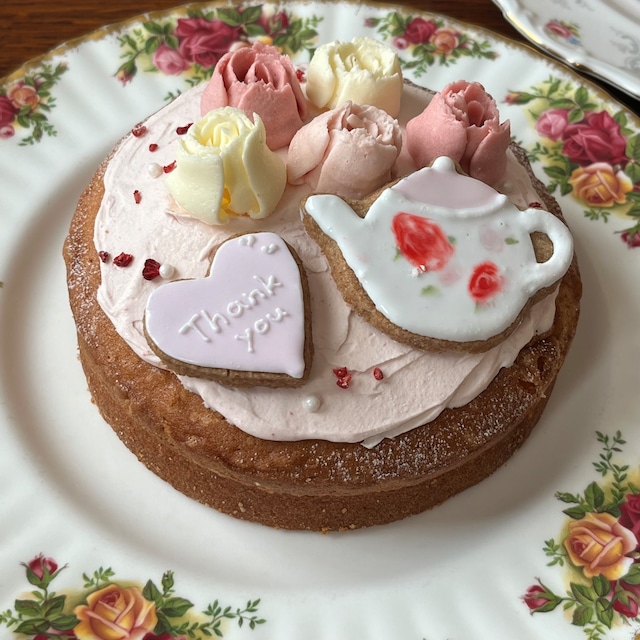 【母の日指定可】ピンクのヴィクトリアケーキ